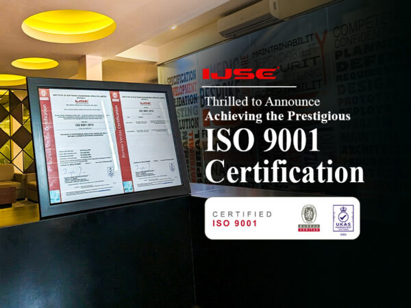 Achieving the prestigious ISO 9001 certification